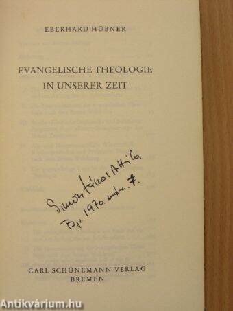 Evangelische Theologie in unserer Zeit