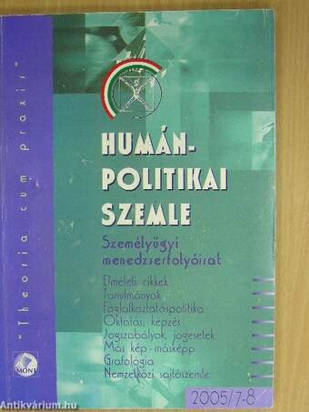 Humánpolitikai Szemle 2005. július-augusztus