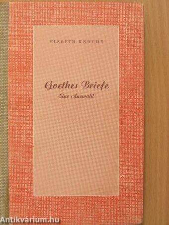 Goethes Briefe