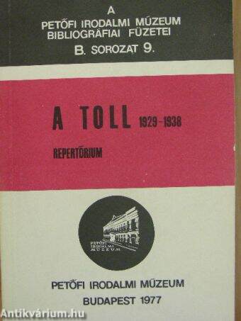 A toll (1929-1938)