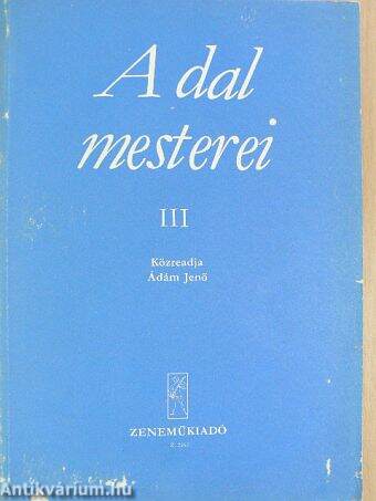 A dal mesterei III.