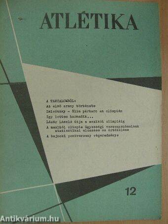 Atlétika 1968. december