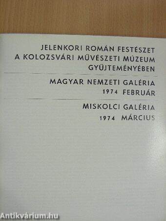 A jelenkori román festészet a Kolozsvári Művészeti Múzeum gyűjteményében