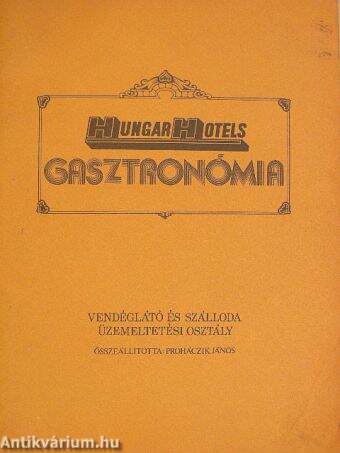HungarHotels Gasztronómia 1978/3.