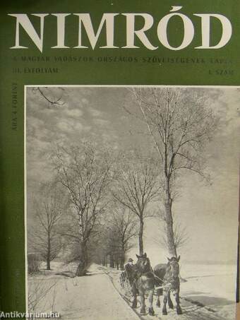 Nimród 1971-1972. január-december