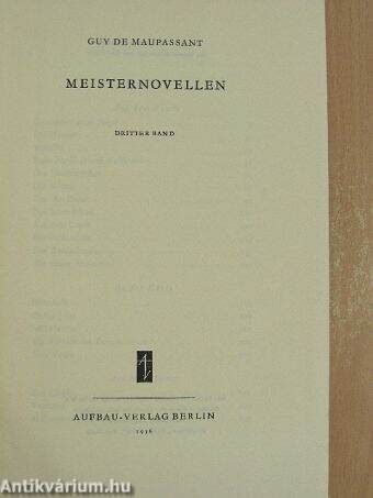 Meisternovellen 3.