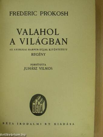 Valahol a világban