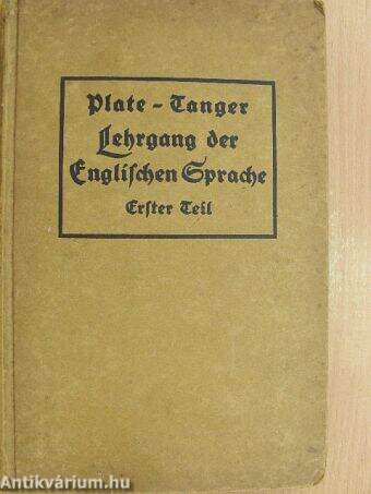 Lehrgang der Englischen Sprache I. (gótbetűs)