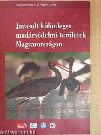 Javasolt különleges madárvédelmi területek Magyarországon