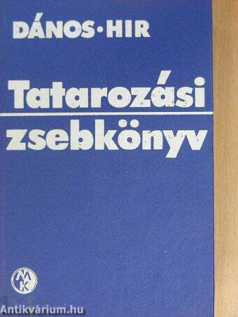 Tatarozási zsebkönyv