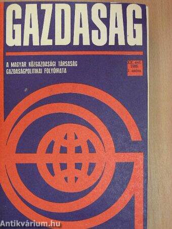 Gazdaság 1986/1-4.