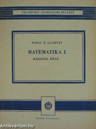 Matematika I/2.