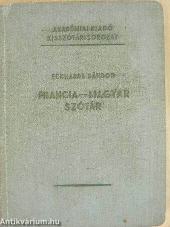 Francia-magyar szótár