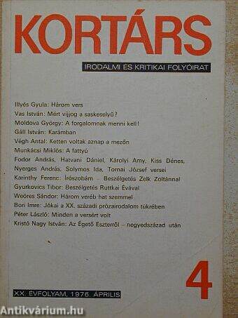 Kortárs 1976. április