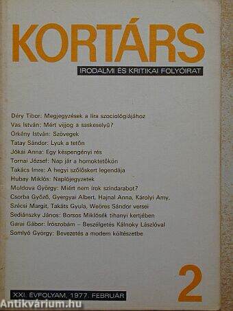 Kortárs 1977. február