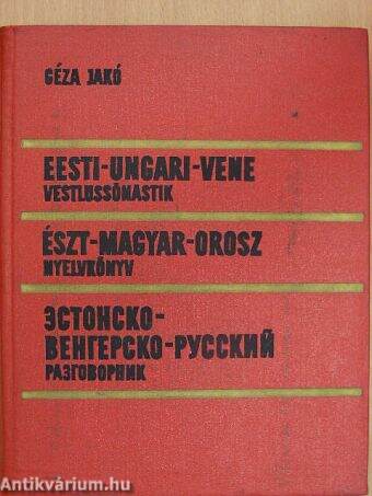 Észt-magyar-orosz nyelvkönyv