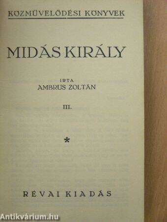 Midás király I-III.