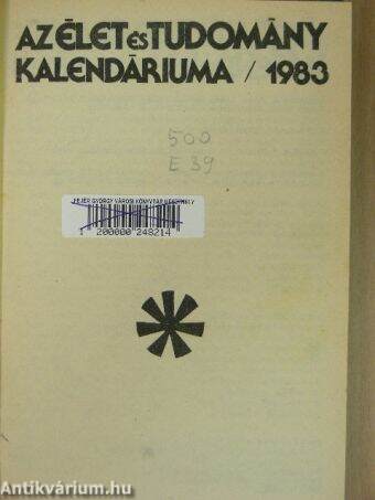 Az Élet és Tudomány Kalendáriuma 1983