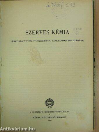 Szerves kémia