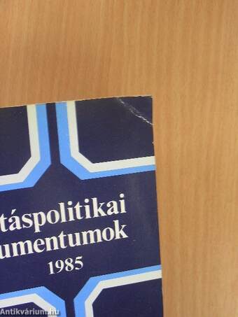 Oktatáspolitikai dokumentumok 1985