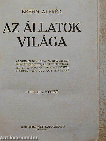 Brehm - Az állatok világa 7.