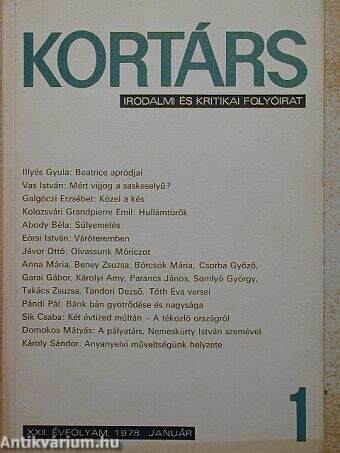 Kortárs 1978. január