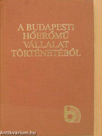 A Budapesti Hőerőmű Vállalat történetéből