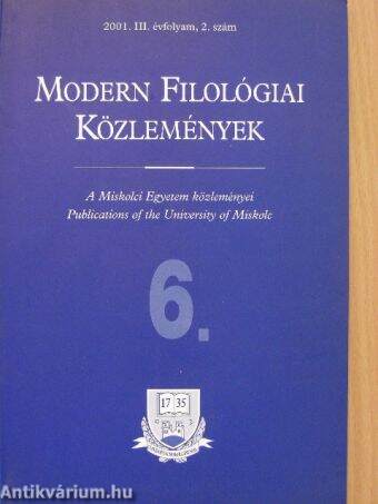 Modern Filológiai Közlemények 6.