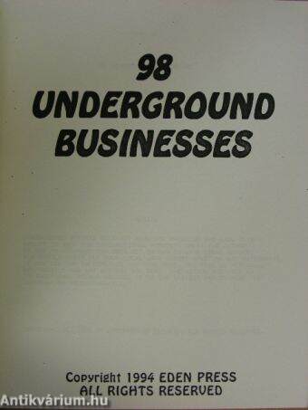 98 Underground Businesses