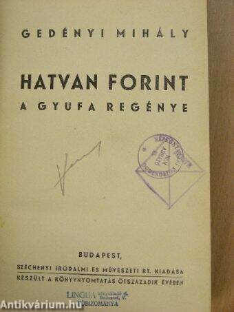 Hatvan forint