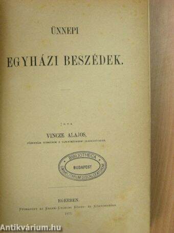 Ünnepi egyházi beszédek/Vasárnapi egyházi beszédek