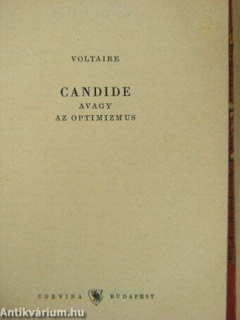 Candide avagy az optimizmus