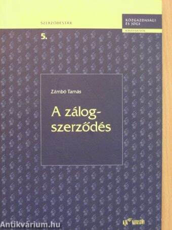 A zálogszerződés