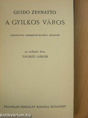 A gyilkos város