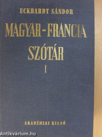 Magyar-francia szótár I. (töredék)