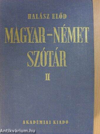 Magyar-német szótár II. (töredék)