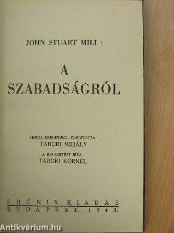 A szabadságról