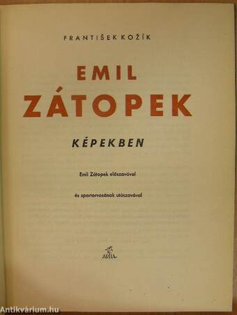 Emil Zátopek képekben