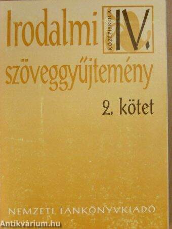 Irodalmi szöveggyűjtemény IV/2.