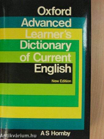 Oxford Advanced Learner's Dictionary of Current English