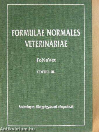 Formulae Normales Veterinariae