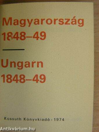 Magyarország 1848-49 (minikönyv) (számozott)