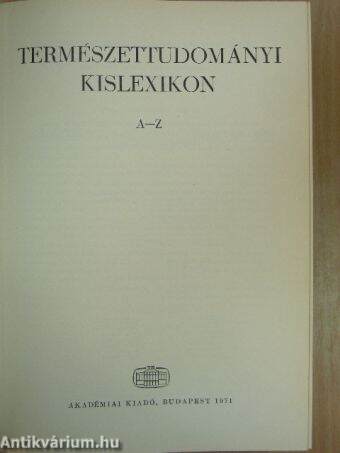 Természettudományi Kislexikon A-Z