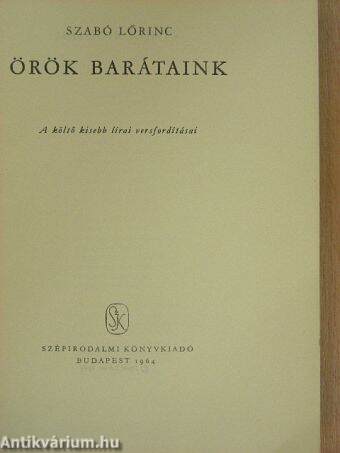 Örök barátaink II. (töredék)