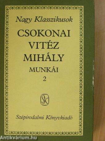 Csokonai Vitéz Mihály munkái 2.