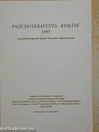Pszichoterapeuta Kiskáté 1995
