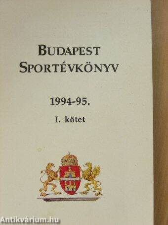 Budapest Sportévkönyv 1994-95. I.