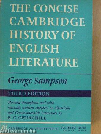 The Concise Cambridge History of English Literature