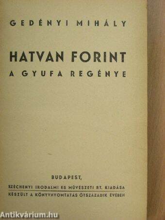 Hatvan forint