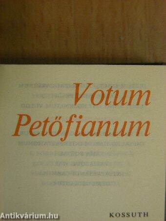 Votum Petőfianum (minikönyv)